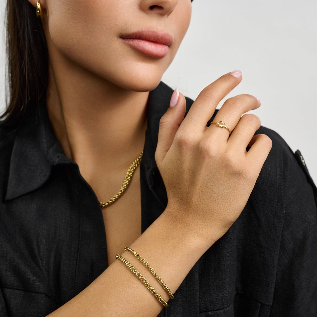 4mm Wheat Chain Bracelet