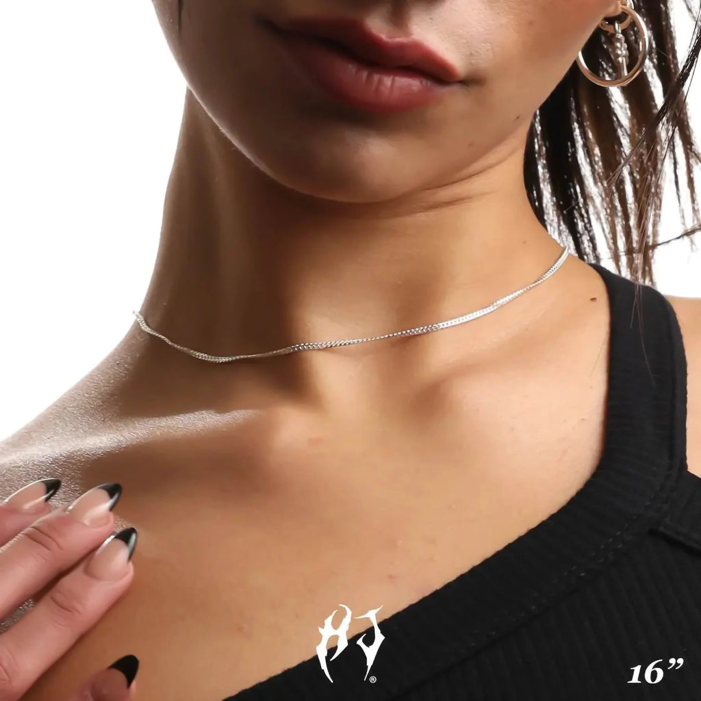STERLING SILVER CURB CHAIN