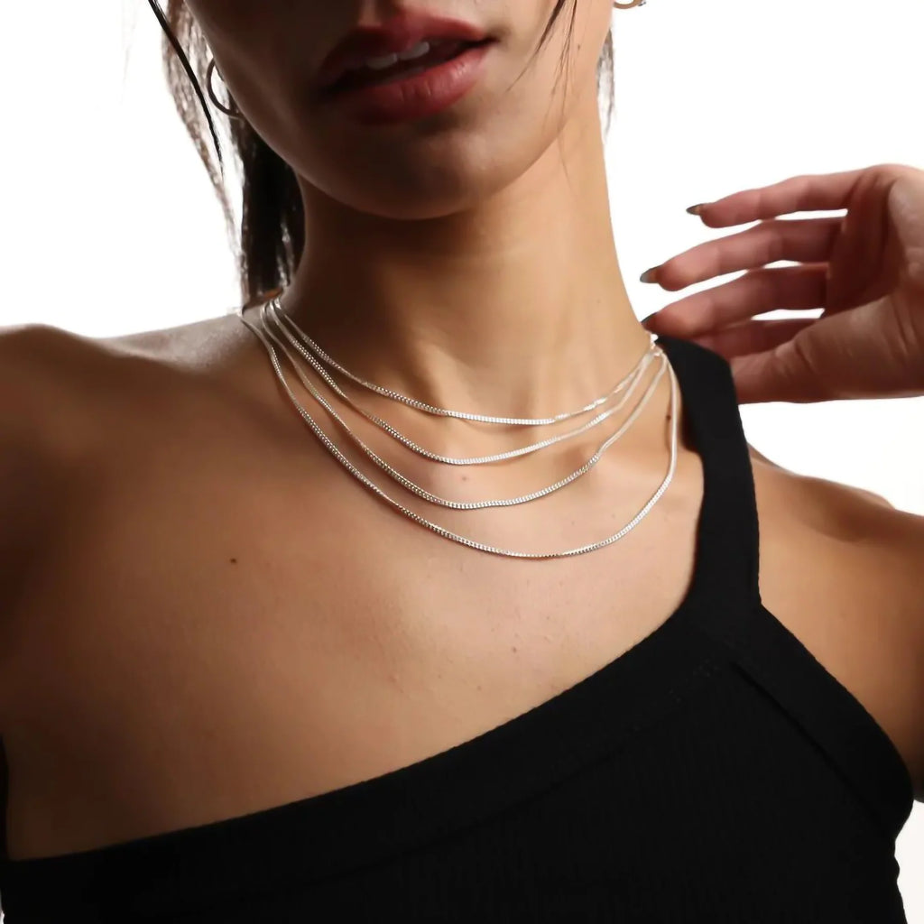 STERLING SILVER CURB CHAIN