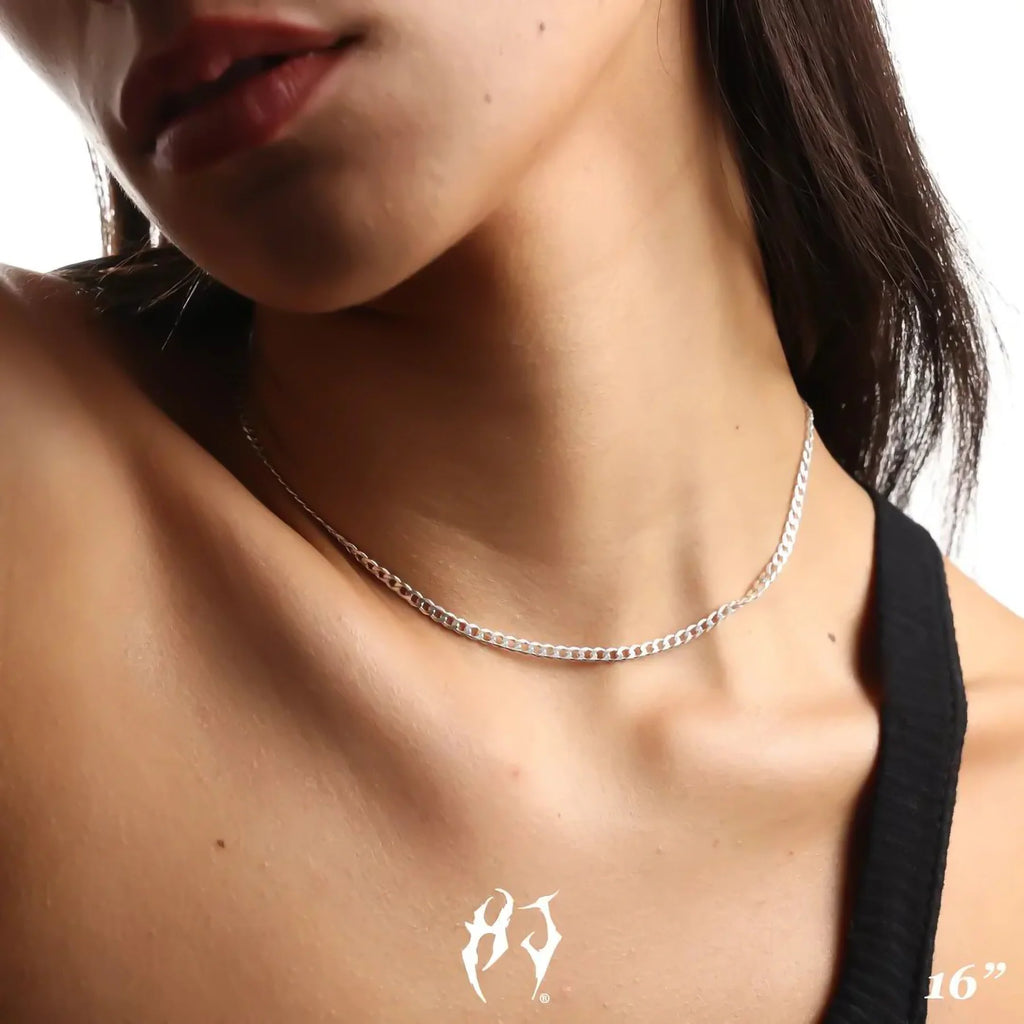 STERLING SILVER CURB CHAIN