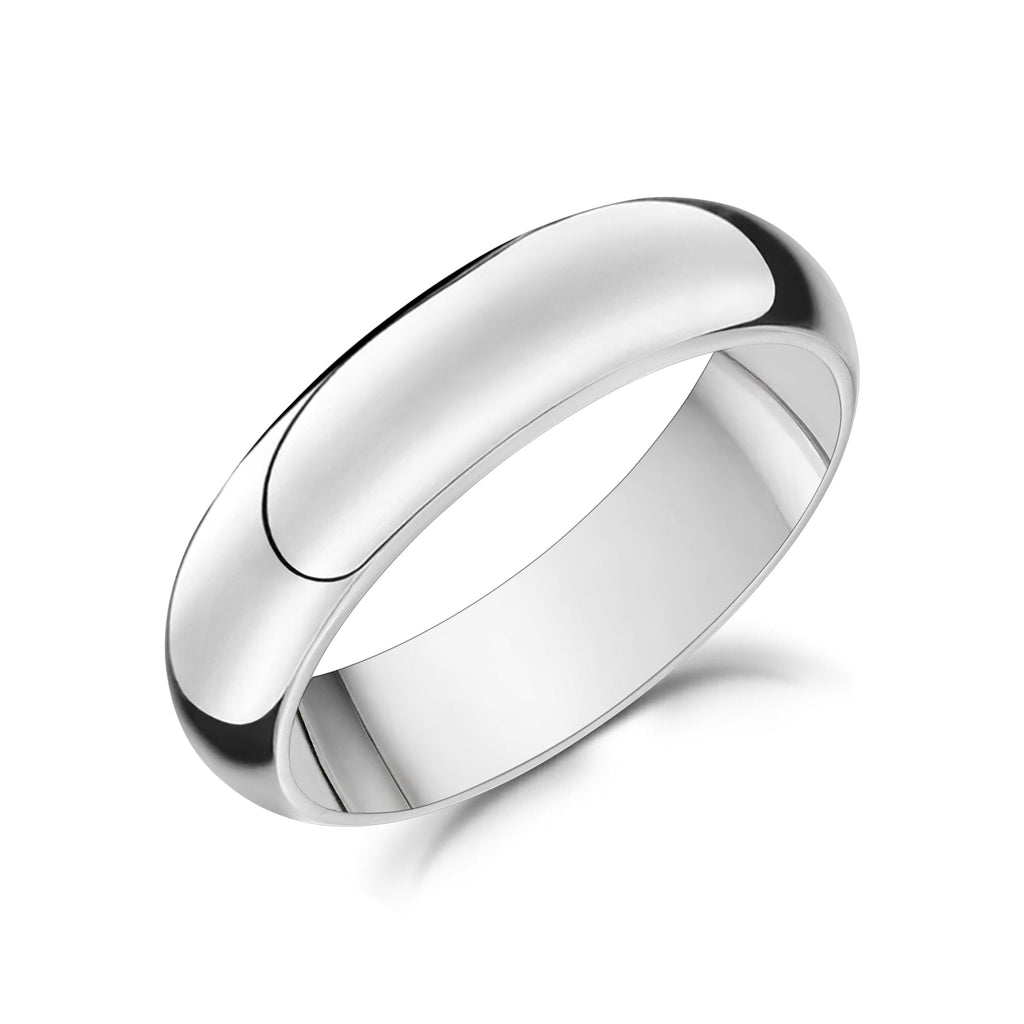 6mm Dome Wedding Band