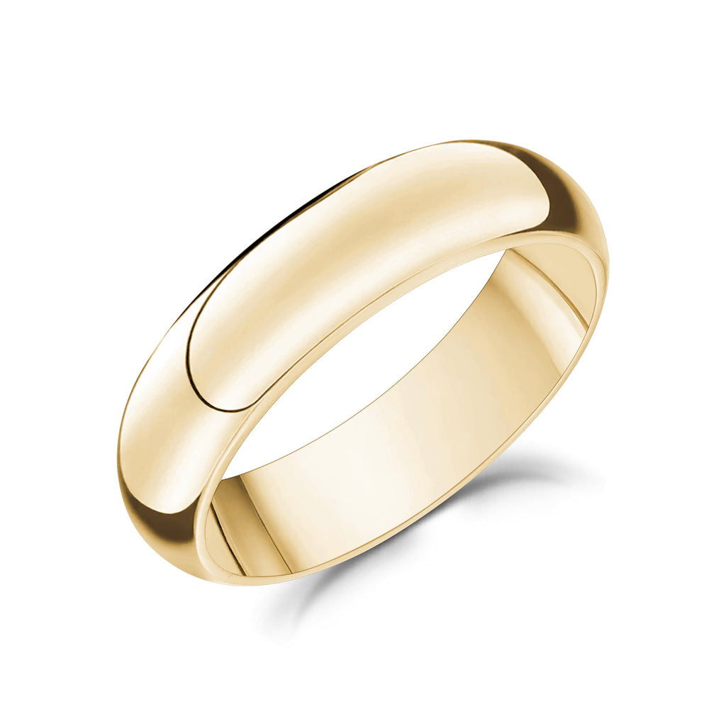 6mm Dome Wedding Band