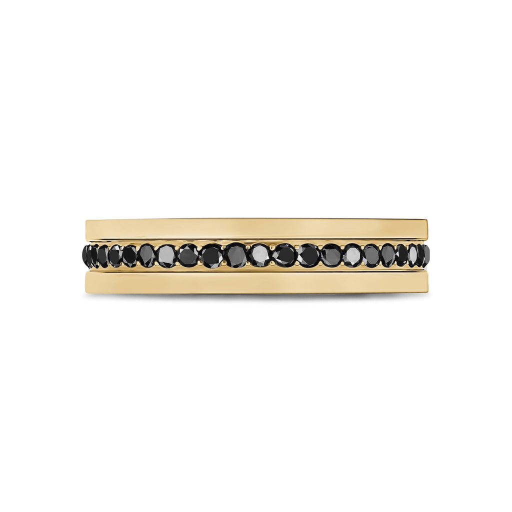 Modern Noir Gemstone Band