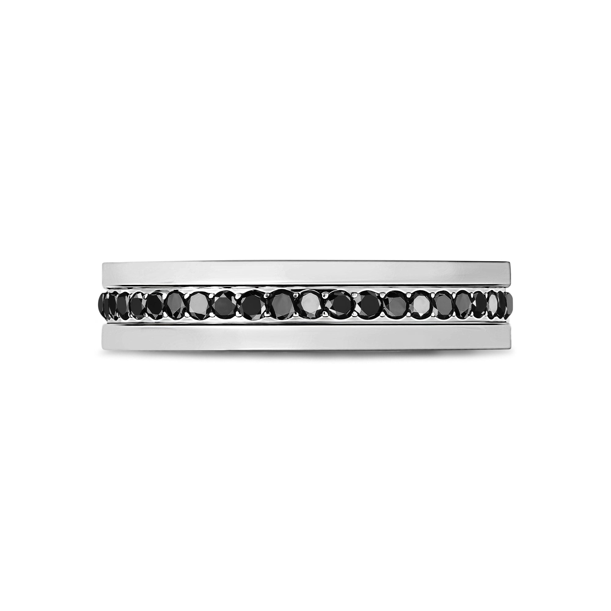 Modern Noir Gemstone Band