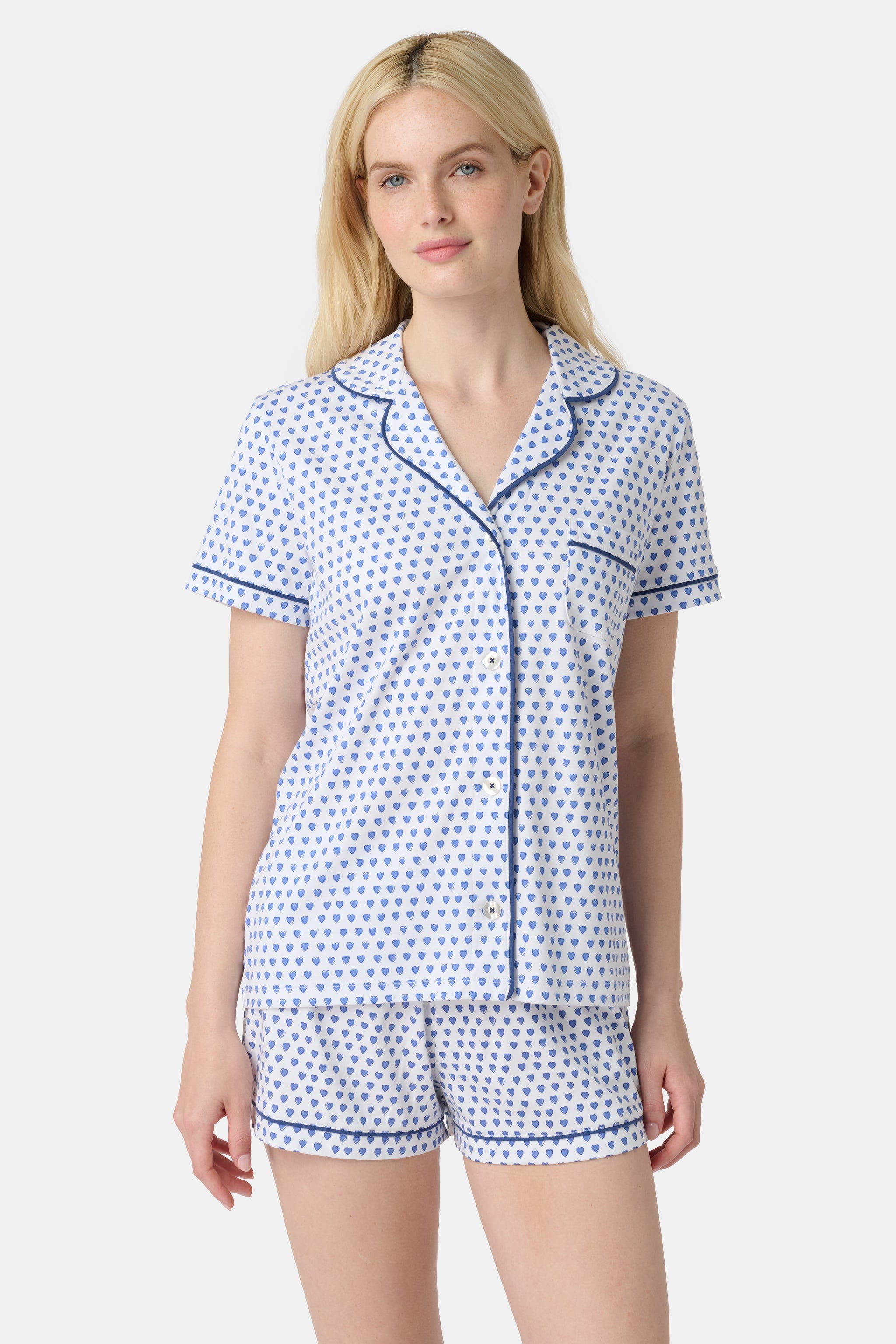 Hearts Polo Pajamas