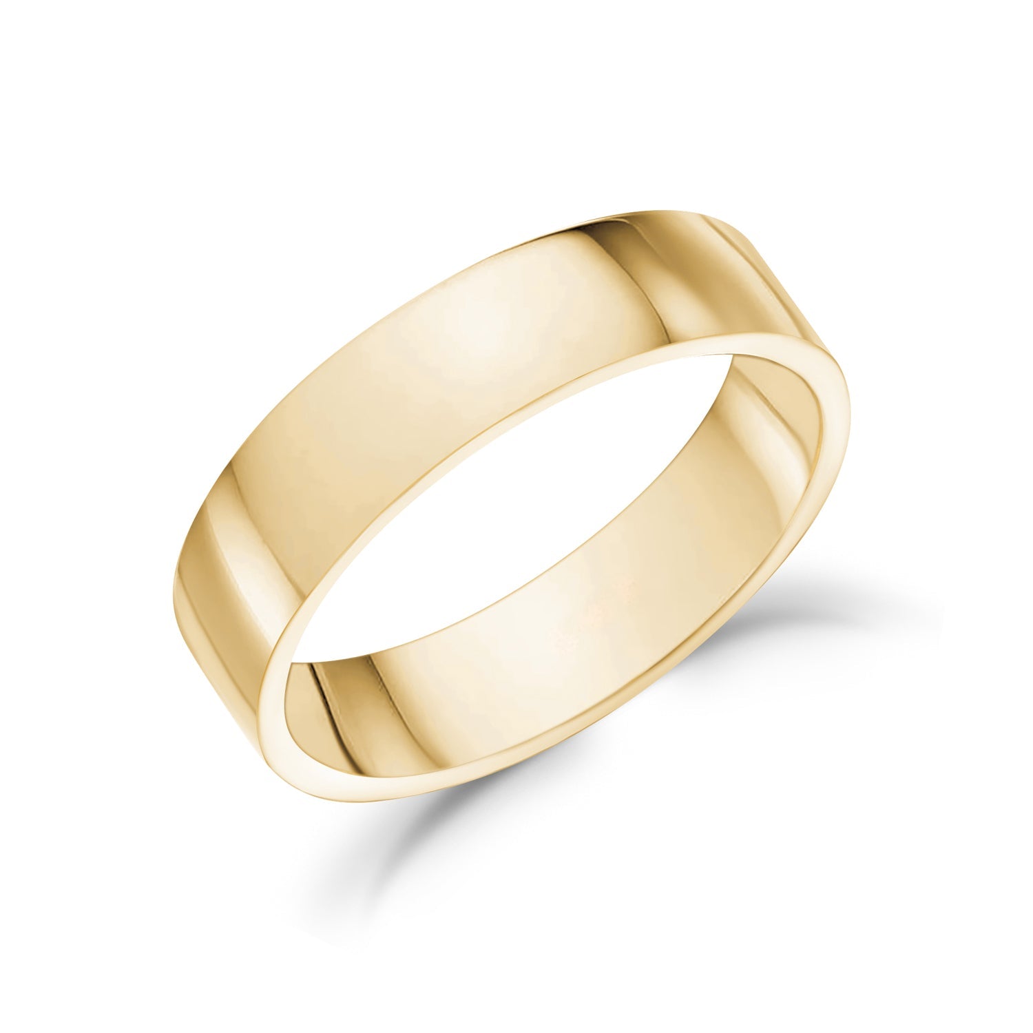 5mm Flat Wedding Band