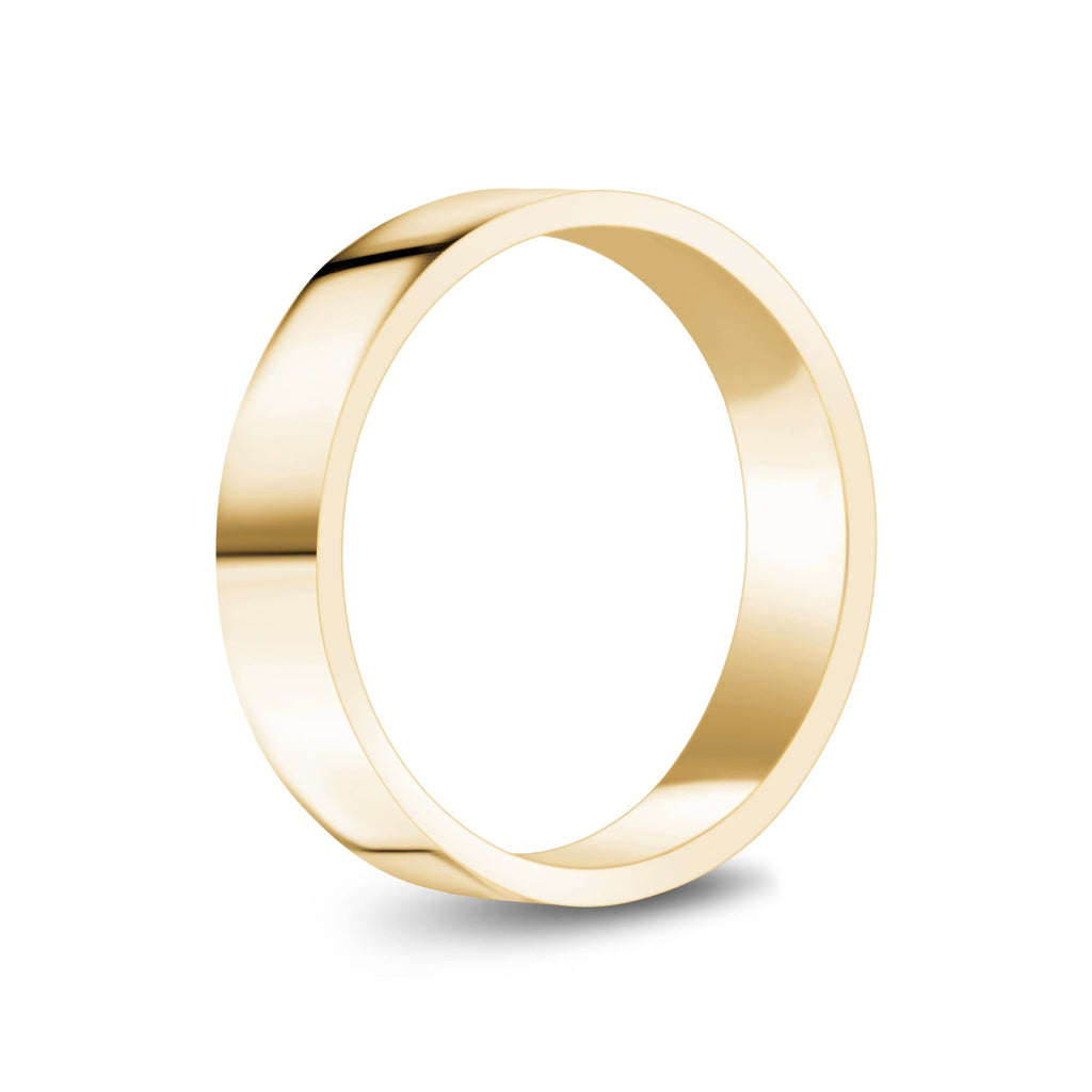 5mm Flat Wedding Band