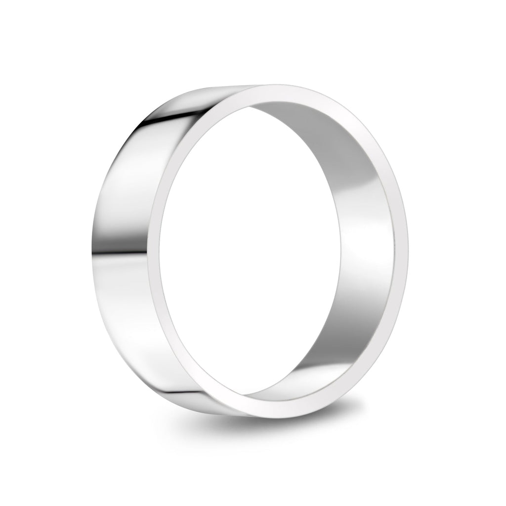 6mm Flat Wedding Band