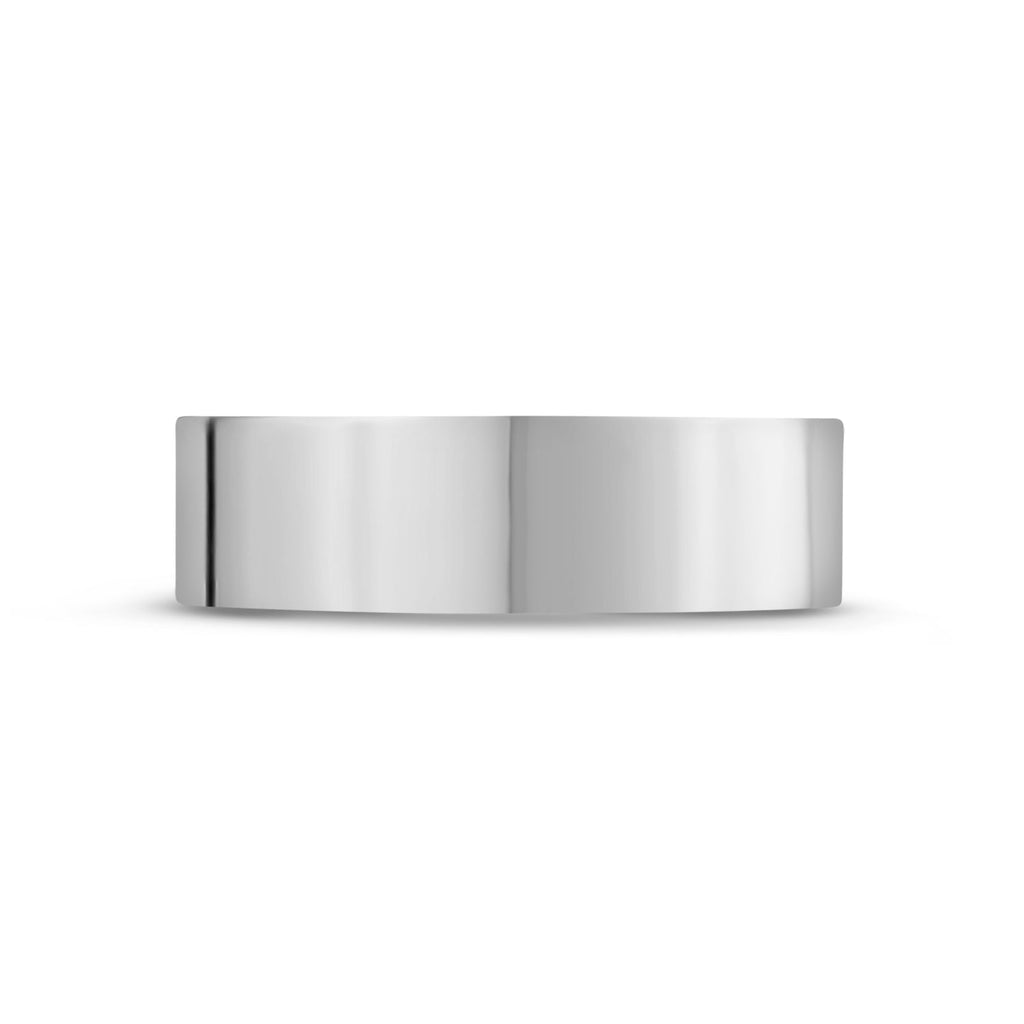 6mm Flat Wedding Band