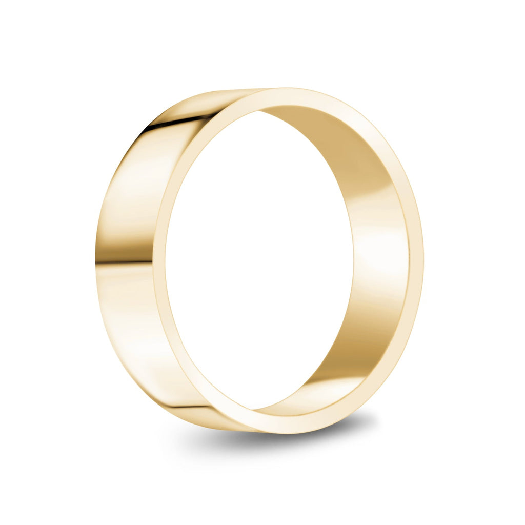 6mm Flat Wedding Band