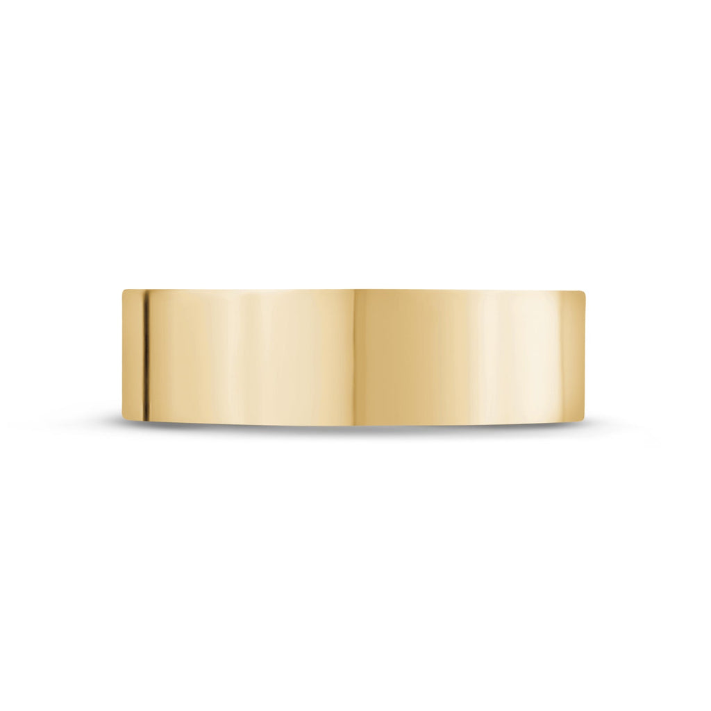 6mm Flat Wedding Band