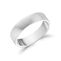 5mm Matte Flat Wedding Band