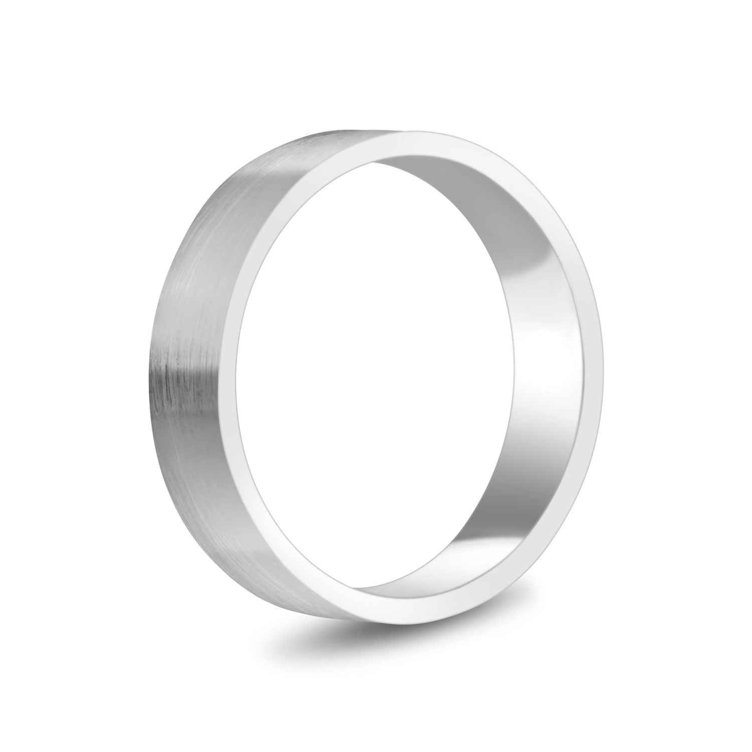 5mm Matte Flat Wedding Band