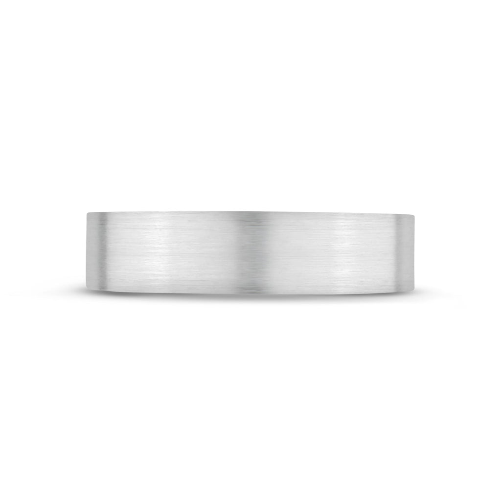 5mm Matte Flat Wedding Band
