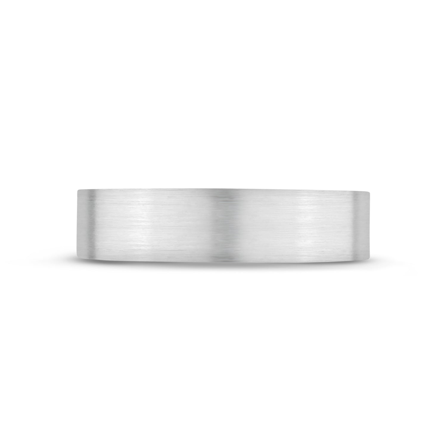5mm Matte Flat Wedding Band