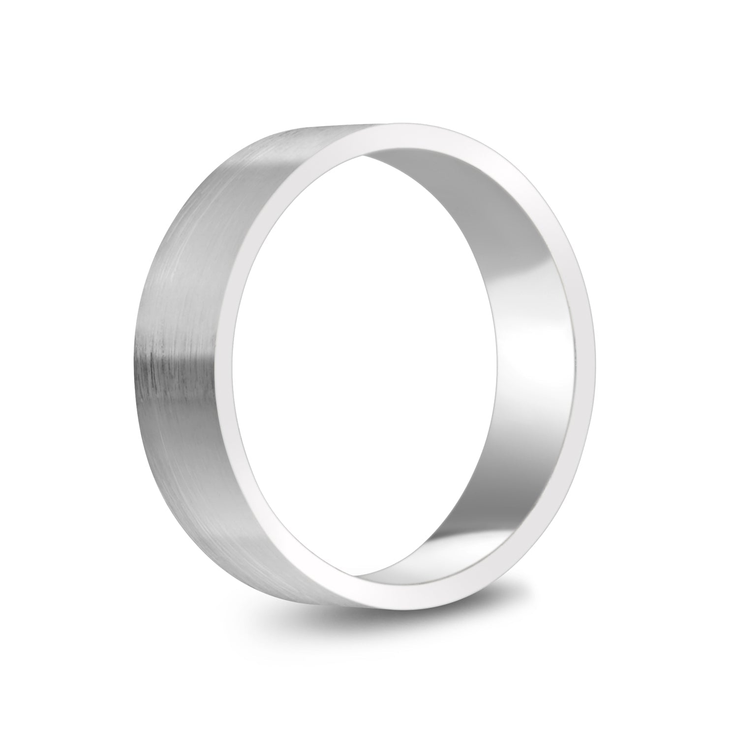 6mm Matte Flat Wedding Band