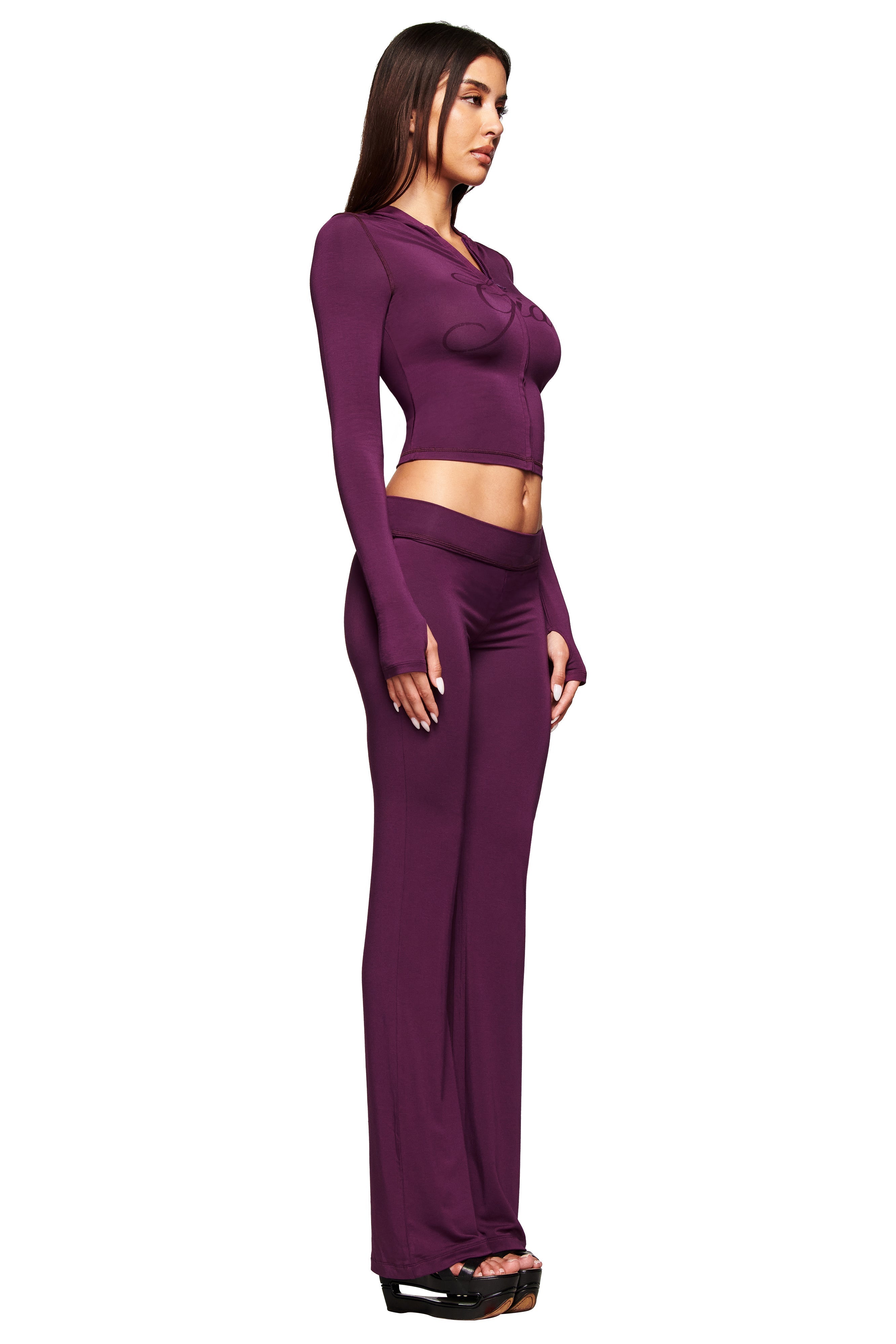 BLARE HOODIE - PLUM