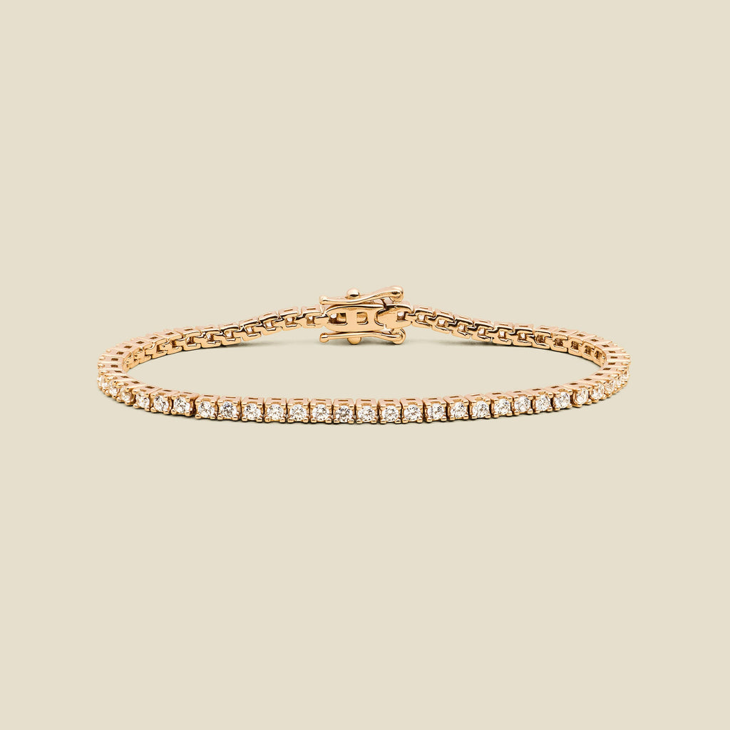 CZ Prong-Set Tennis Bracelet