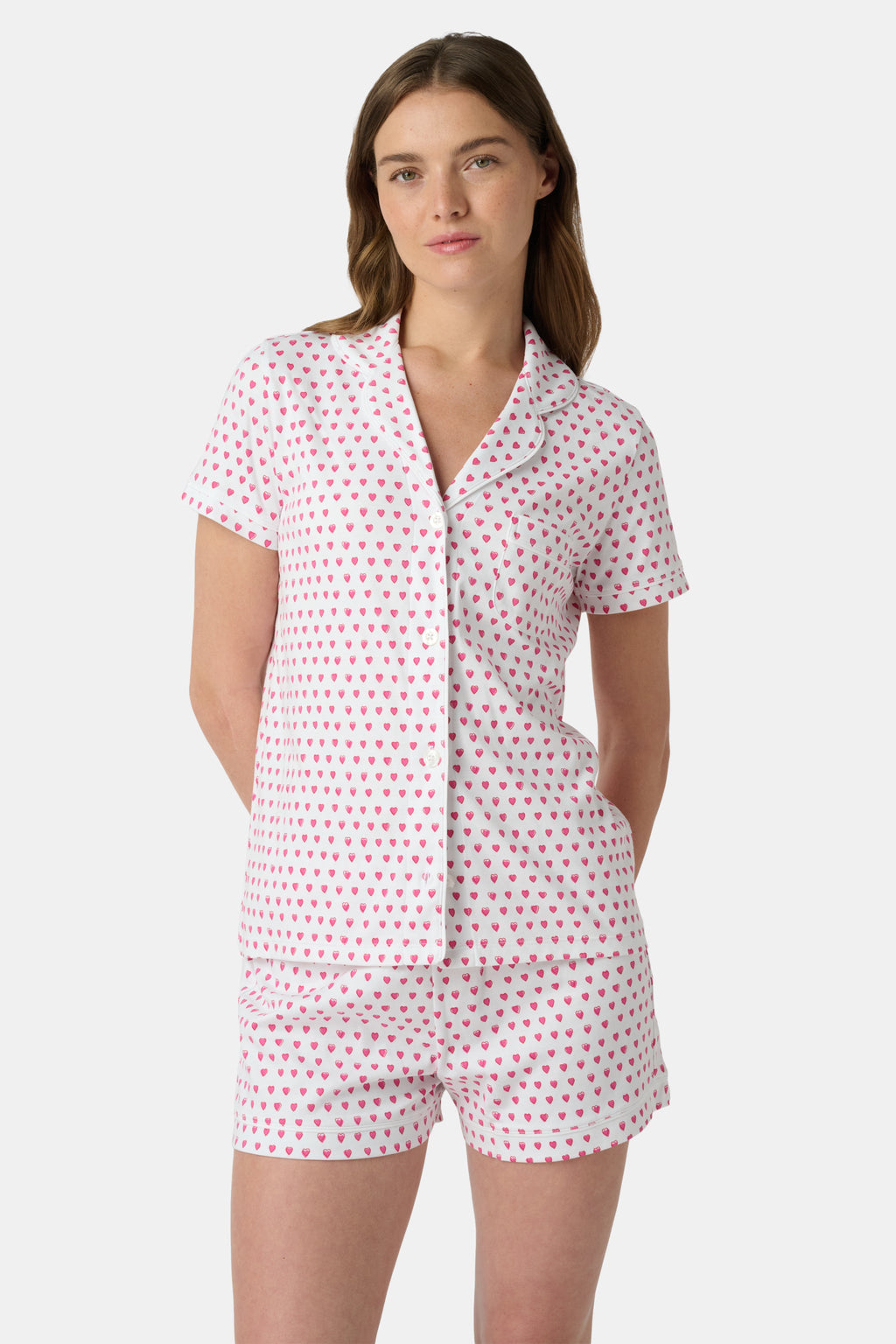 Hearts Polo Pajamas