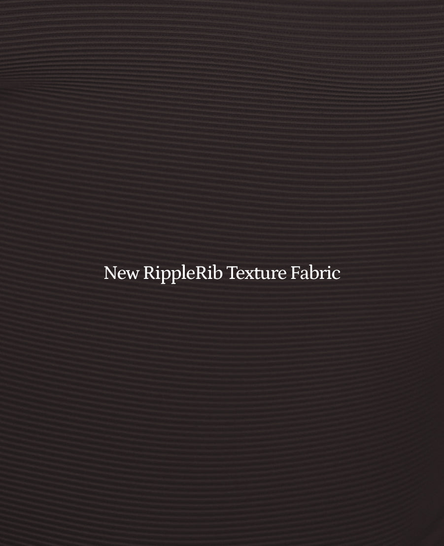 The RippleRib Square Neck One-Piece - Sea Urchin