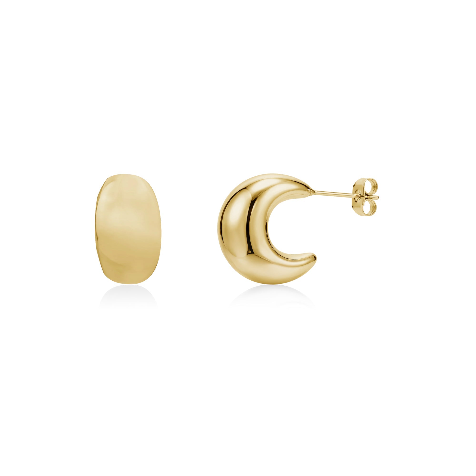 Bold Crescent Earrings