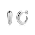 Smooth Bold Arc Earrings