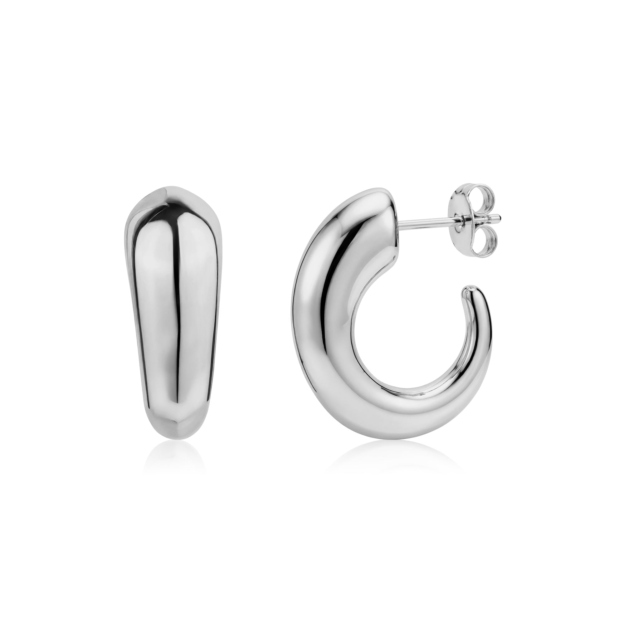 Smooth Bold Arc Earrings