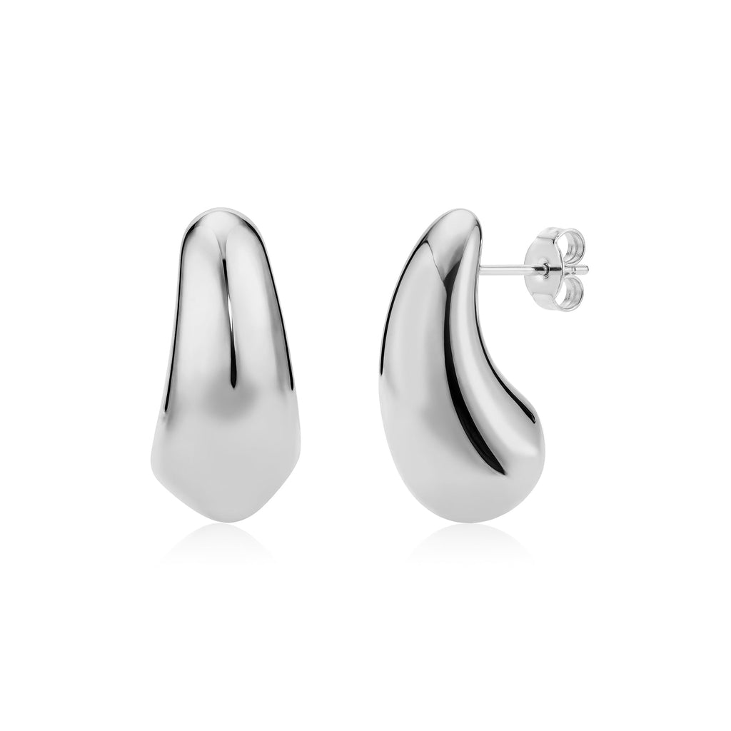 Bold Fluid Drop Earrings