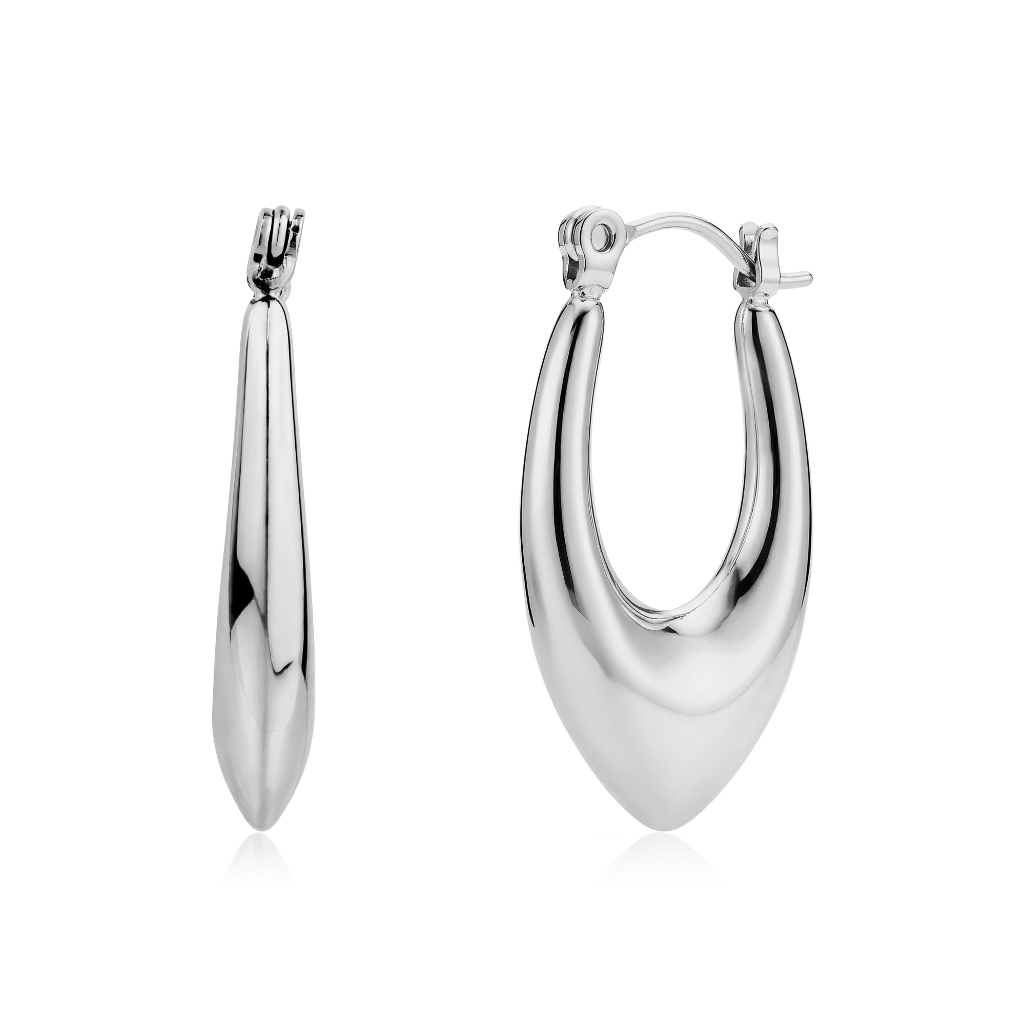 Vortex Drop Hoop Earrings