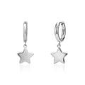 Star Dangle Hoops
