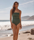 The DreamDrape Cinched Bandeau - Olive