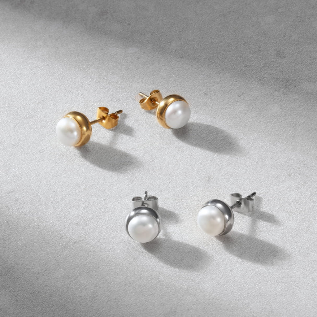 Classic Pearl Studs