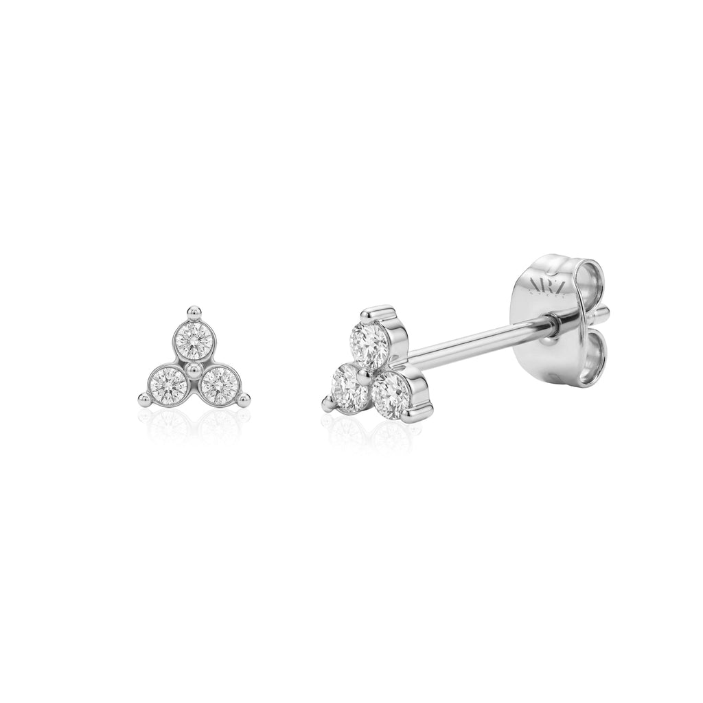 Small Lotus Flower Stud Earrings