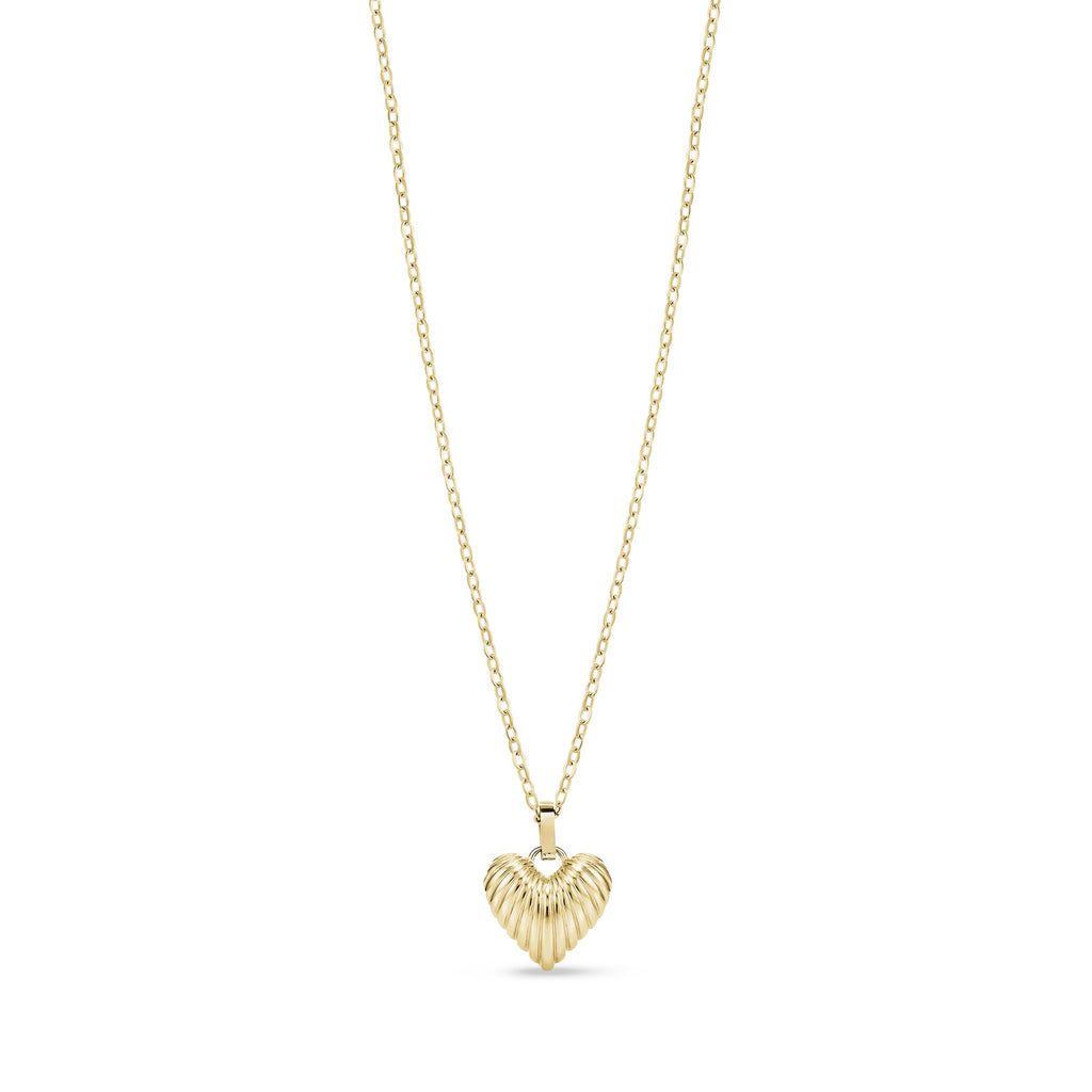 Heart Shell Pendant Necklace