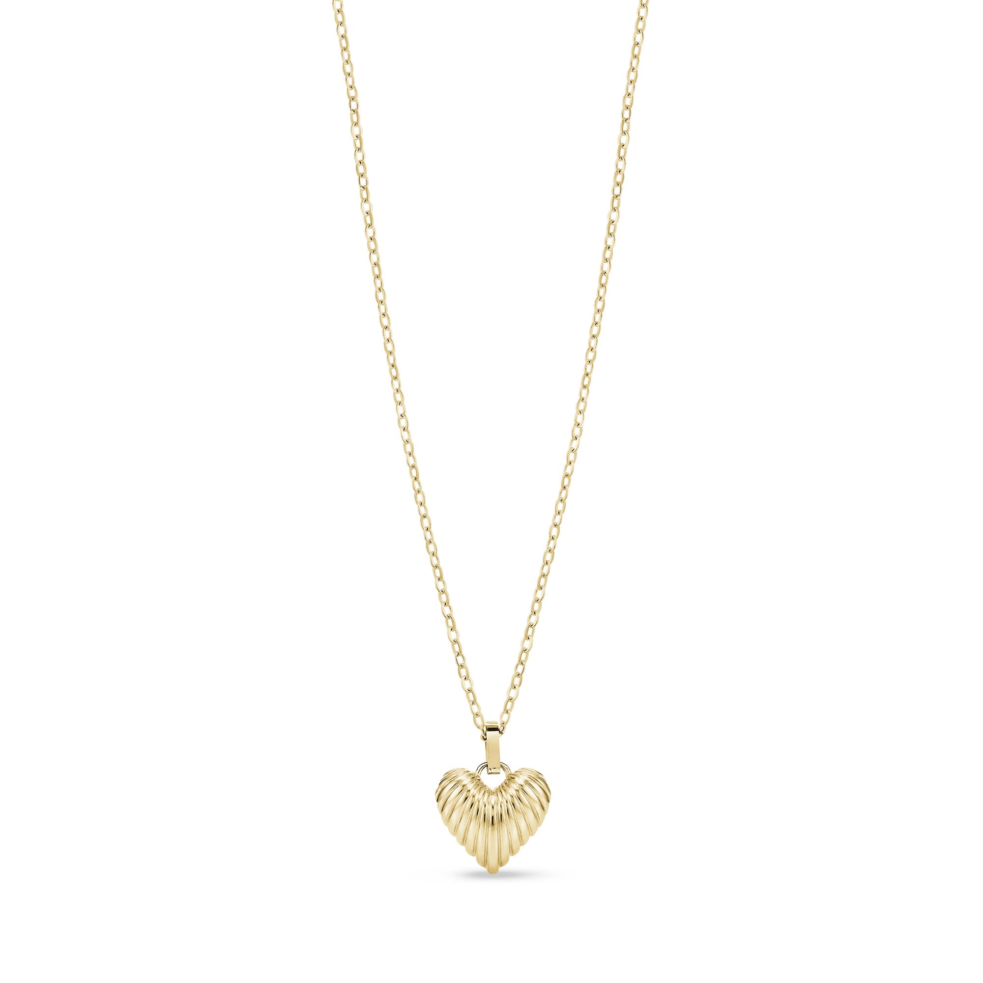 Heart Shell Pendant Necklace