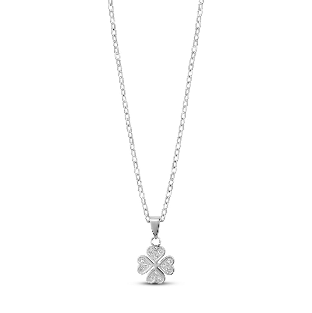 Four Hearts Clover Pendant