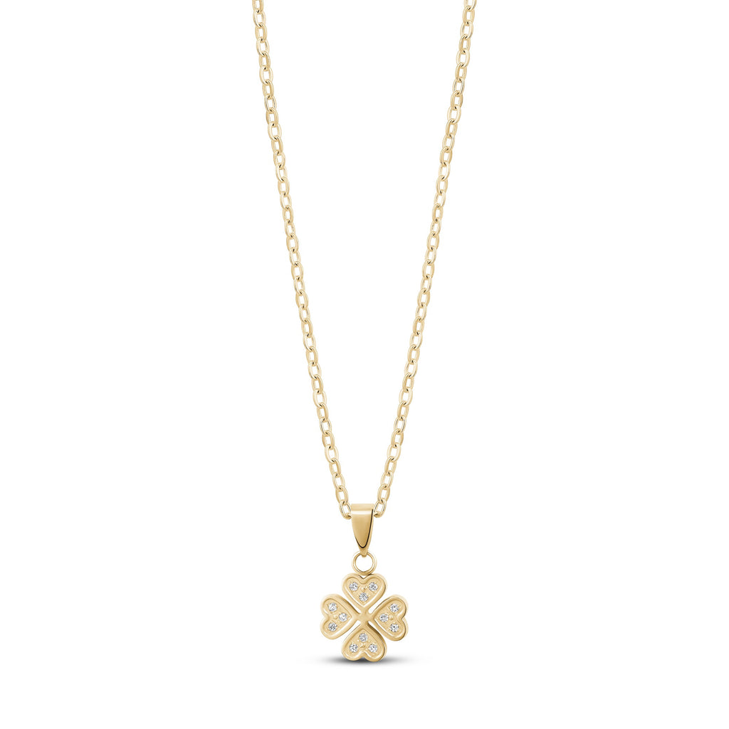 Four Hearts Clover Pendant