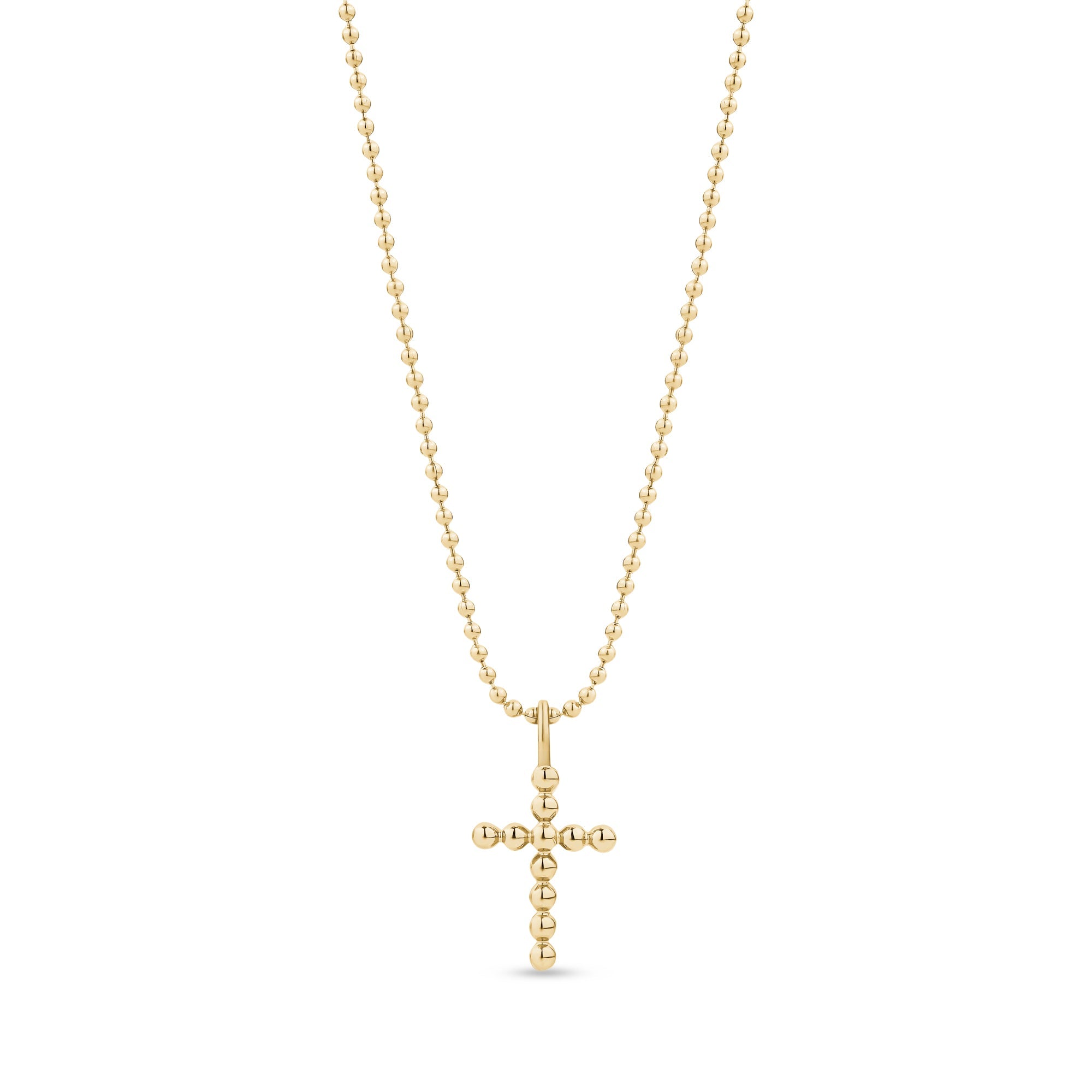 Beaded Cross Pendant