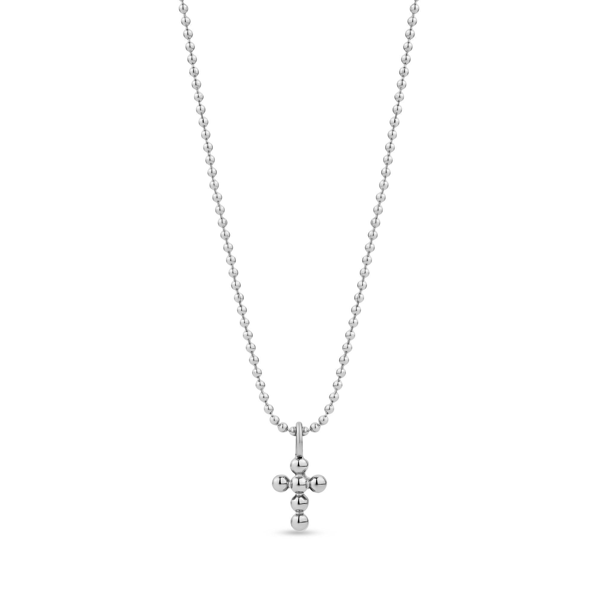 Mini Beaded Cross Pendant