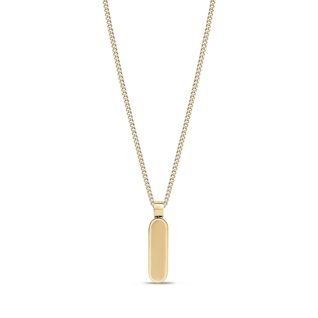 Minimal Oval Bar Pendant