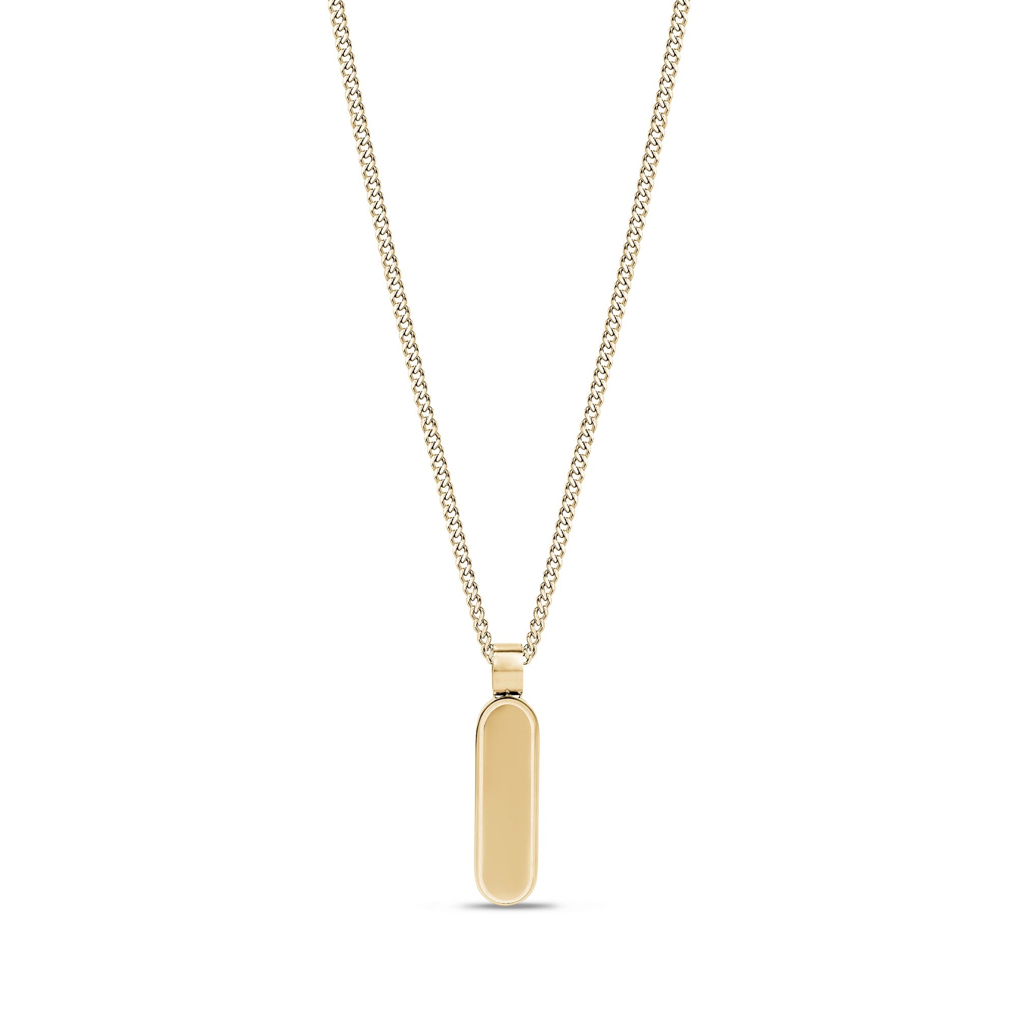 Minimal Oval Bar Pendant