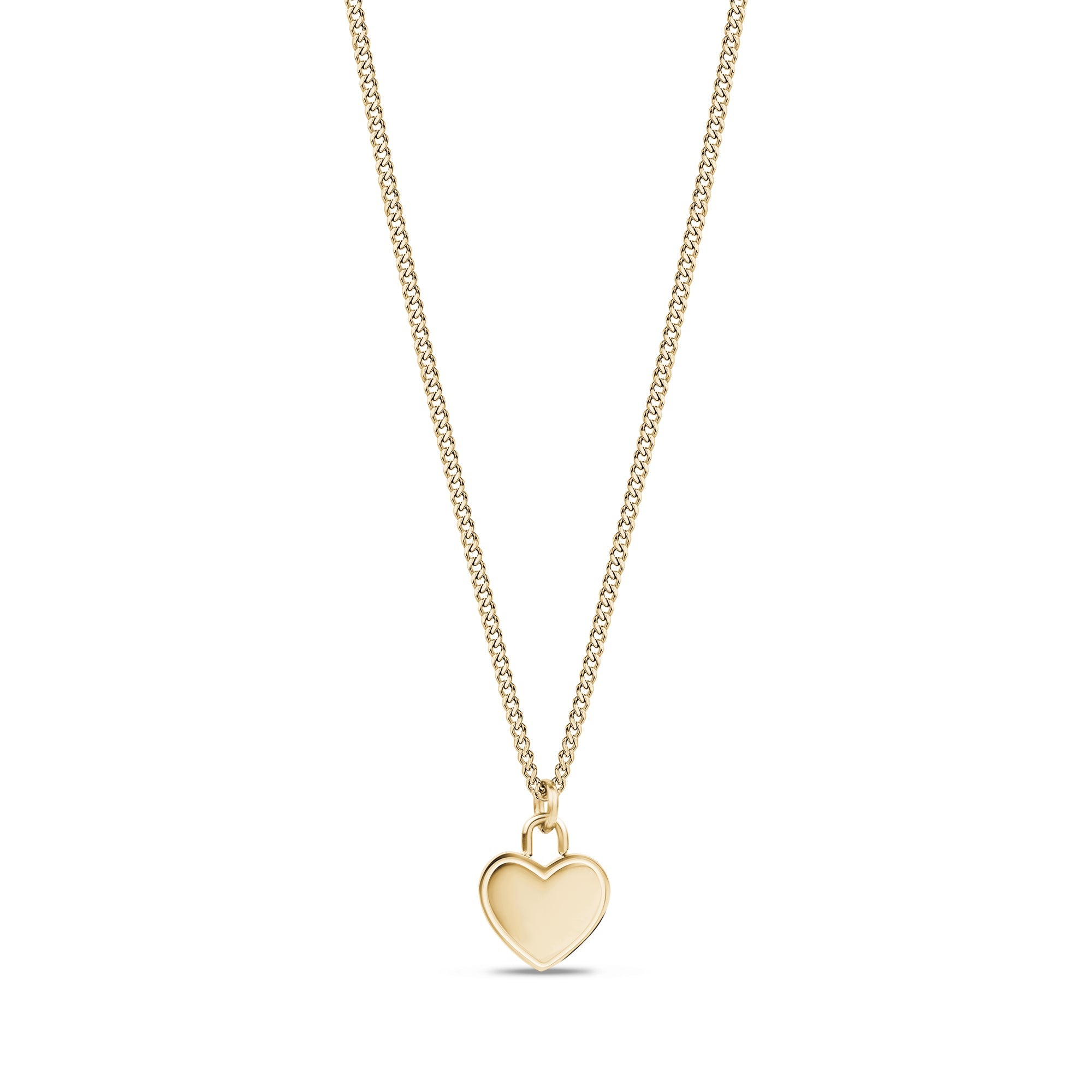 Minimal Heart Pendant