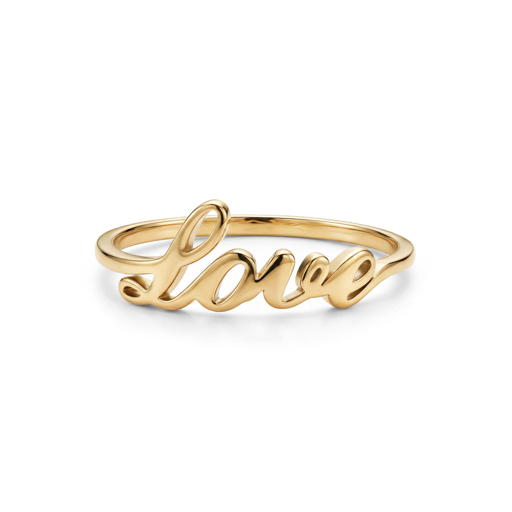 Minimal Love Script Ring
