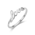 Minimal Love Script Ring