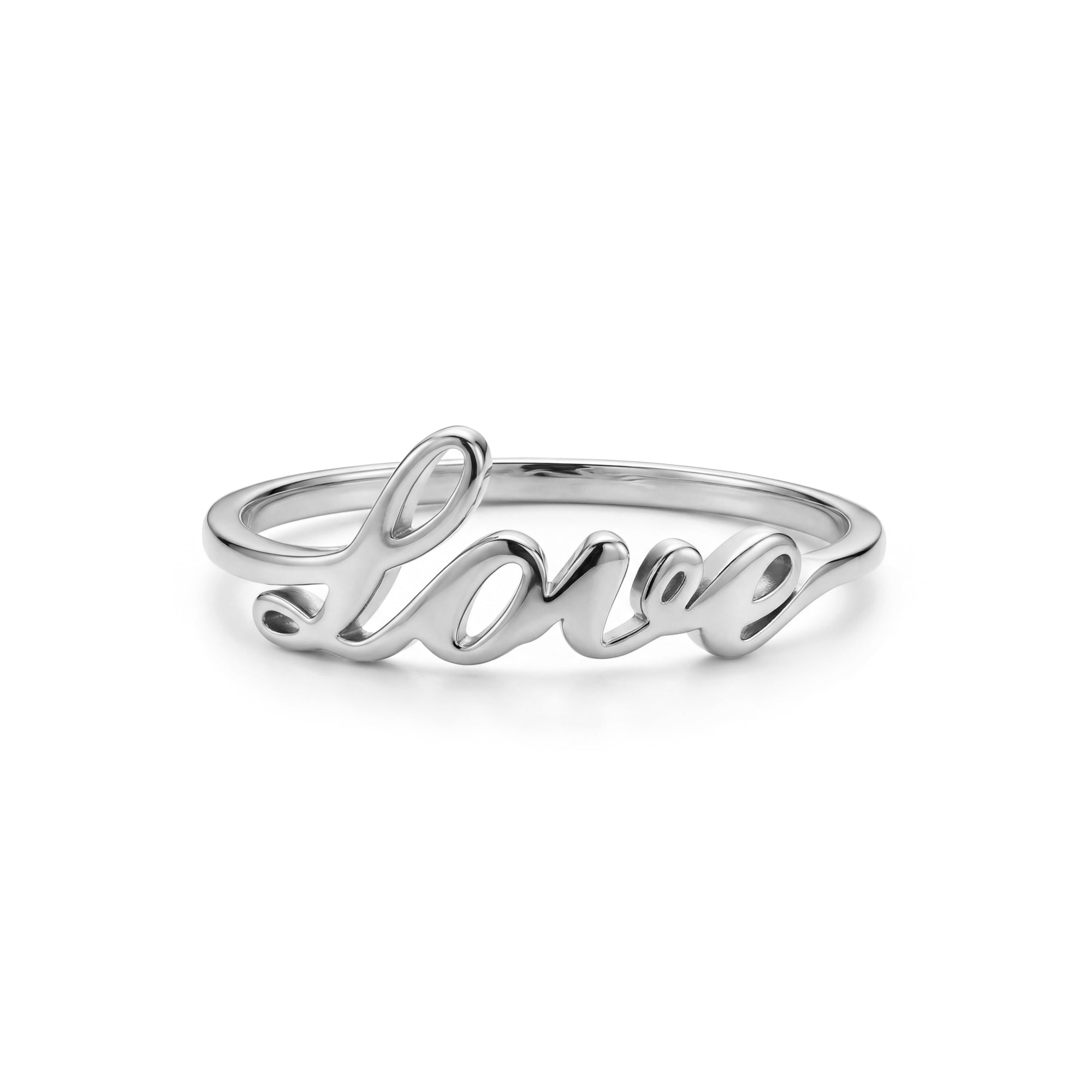 Minimal Love Script Ring