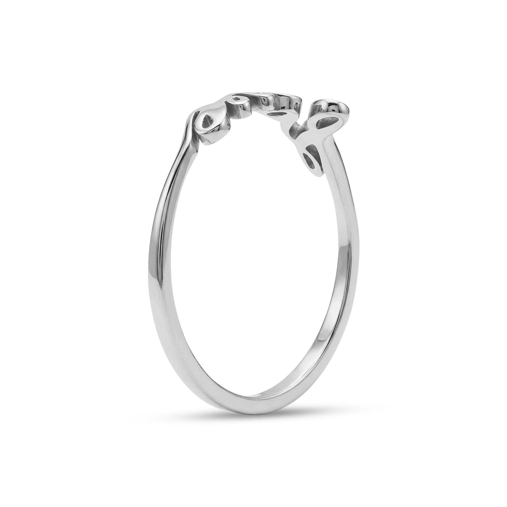 Minimal Love Script Ring