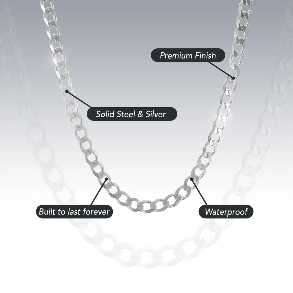 STERLING SILVER CURB CHAIN