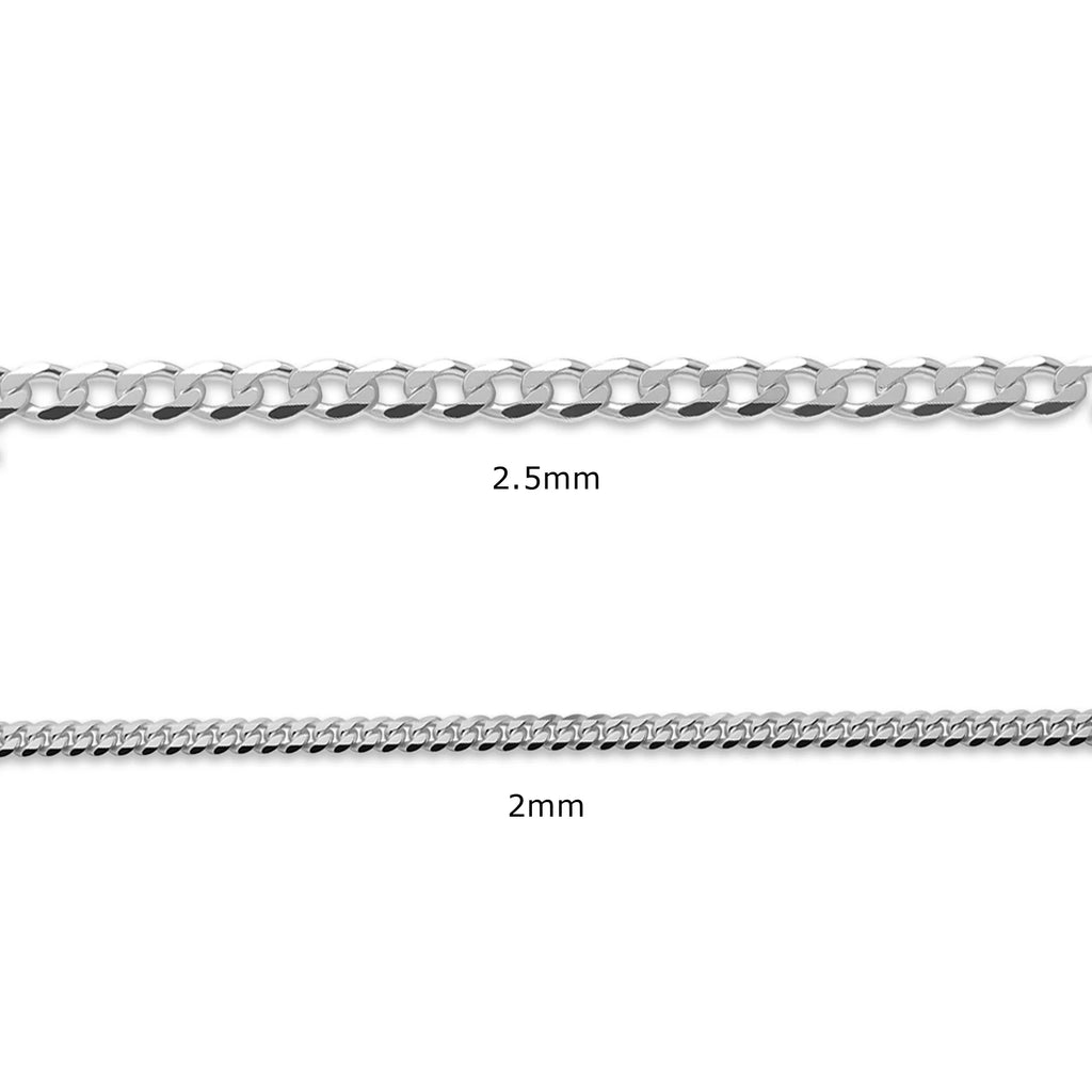 STERLING SILVER CURB CHAIN