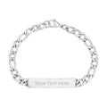 7mm Figaro Link ID Bracelet