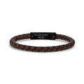 Dark Brown Leather Bracelet | 6MM